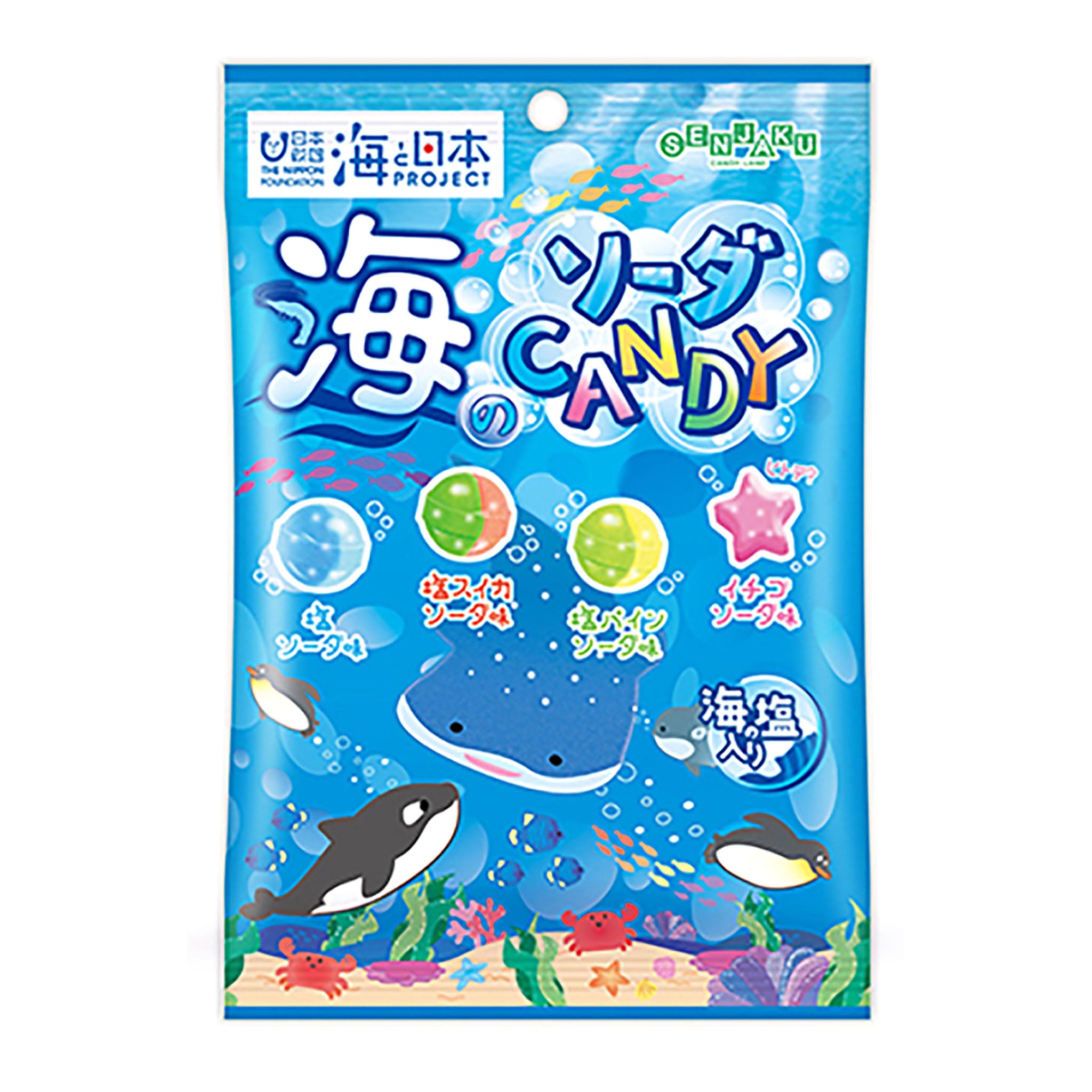 Senjakuame Honpo Sea Soda CANDY